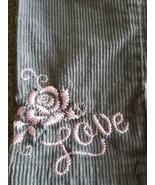 Size 2T ~ Corduroy ~ Girl&#39;s LOVE Pants ~ 100% Cotton - $215.14 MXN