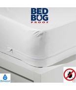 BED BUG/Allergen ~ Waterproof Zippered Vinyl Mattress Cover PROTECTOR(Se... - $20.36 CAD+