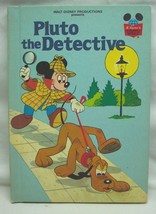 Walt Disney Mickey Mouse Pluto The Detective Wonderful World Of Reading Book - £11.68 GBP