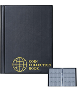 Coin Flip Holder Albums - 120 Pockets 2X2 Inches Coin Storage Books for ... - $19.60 CAD