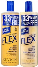 Revlon Flex Body Building Shampoo &amp; Regular Conditioner 592 ml / 20 oz S... - £44.12 GBP