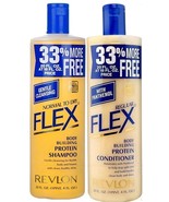 Revlon Flex Body Building Shampoo &amp; Regular Conditioner 592 ml / 20 oz S... - £44.21 GBP