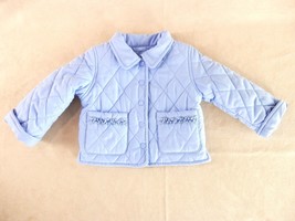 Quilted Puffer Jacket 12mos Long Sleeve Snap Close Pockets The Children&#39;... - £11.01 GBP