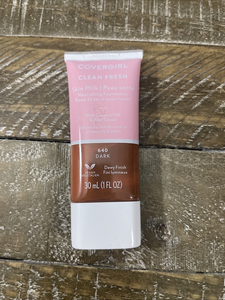 Covergirl Clean Fresh Skin Milk Foundation 640 Dark - $7.80
