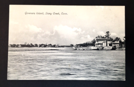 Stony Creek, Connecticut  Governor&#39;s Island Antique PC Divided Back Unpo... - £7.99 GBP