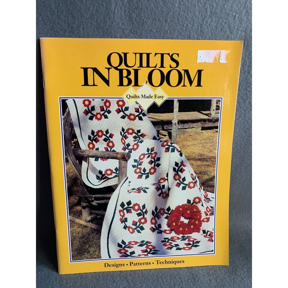 Quilts in Bloom Quilt Sewing Pattern Book Oxmoor House - $20.58