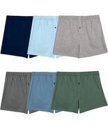Fruit of the Loom Men&#39;s Knit Boxer Shorts Medium 6P540E - $385.22 MXN