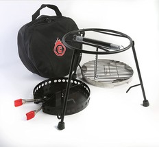 CampMaid Grill and Smoker with Carry Bag - Dutch Oven Tools Set - Charcoal - £95.89 GBP