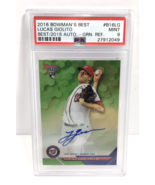 2016 BOWMANS BEST LUCAS GIOLITO RC ROOKIE ON CARD AUTO AUTOGRAPH PSA 9 M... - €57,55 EUR