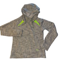 Under Armour Womens Gray Semi Fitted Cold Gear LS Hooded Shirt Size M - $13.99