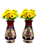 Flower Pot Lac Decoretive Flower Vases Pot Decorative Flower Vases Mirro... - £46.39 GBP