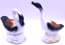 Miniature Geese Figurines Genuine Fine China Made in Taiwan Vintage Set ... - $12.38