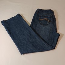 Nine West Jeans Denim Women&#39;s Size 14/31 Blue High Rise Cotton Blend (34... - $13.16