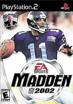 PlayStation 2 Game - MADDEN 2002 w/Book - Rated E - £7.89 GBP