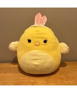 Squishmallow Aimee 16&quot; Chick Yellow Peep Bunny Ears Barnyard Stuffed Ani... - $291.96 MXN