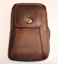 1x Brown Double Pouch Belt Clip for HP 35s 10c 11c 12c 12CP 15c 16c 10BII 17BII - £11.62 GBP