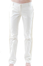 HAMISH MORROW Womens Trousers Exclusive Design Ivory Size L 20118 - £477.60 GBP