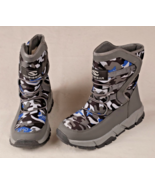 Hobibear Kids Youth Waterproof Outdoor Blue Camo Snow Boots Winter US 9.... - $475.05 MXN