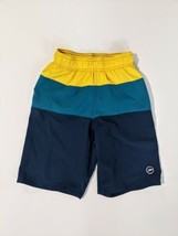 Speedo Boy&#39;s Youth Medium Blue,Aqua,Yellow Swim Board Shorts - $4.85