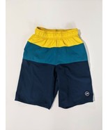 Speedo Boy&#39;s Youth Medium Blue,Aqua,Yellow Swim Board Shorts - £3.79 GBP