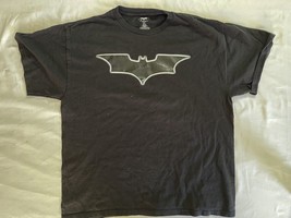 Vintage The Dark Knight Movie Promo Batman T Shirt Black Sz Large - $9.69