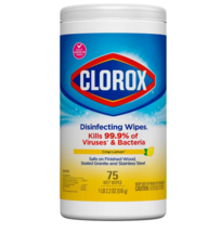 Clorox Disinfecting Bleach Free Cleaning Wipes Crisp Lemon 75.0ea - £16.77 GBP