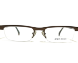 Alain Mikli Eyeglasses Frames 1761 COL 2806 Brown Blue Rectangular 52-20... - $93.28