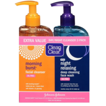 Clean &amp; Clear Day &amp; Night Face Wash 8.0fl oz x 2 pack - £31.49 GBP
