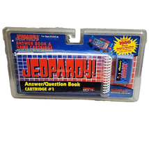 1995 Tiger Electronic Jeopardy Electronic Game Cartridge &amp; Answer Book #1 NIP - $11.75