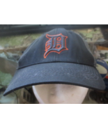 Men&#39;s Black Detroit Tigers Adjustable one size Hat Fan Favorite Brand MLB - £7.43 GBP