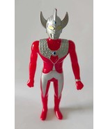 Authentic Ultraman Taro 16 cm. Bandai 2002 Soft Vinyl Figure - $45.00