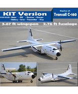 RC Airplane KIT DIY Cargo Aircraft Wingspan C-160 Transall US Air Force ... - $123.46 CAD