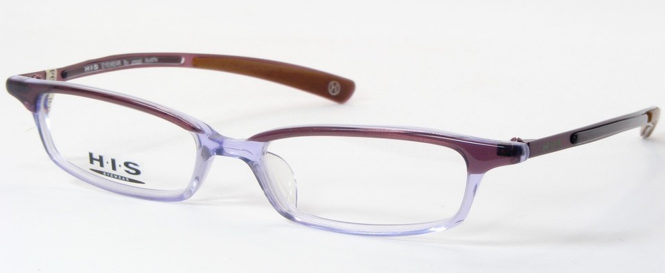 H.I.S HPL67-006 Lavender /Lilac UNIQUE RARE EYEGLASSES GLASSES HIS 47-15... - $66.93
