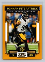 Minkah Fitzpatrick #221 2023 Score Pittsburgh Steelers Gold - £1.55 GBP