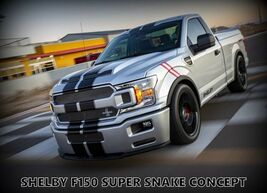Ford Shelby Super Snake Concept Truck Metal Sign 8x12in USA STEEL a - $24.74