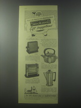 1954 Swan Brand Advertisement - Toasters, Kettles, Electric Fires, Percolators - £14.81 GBP