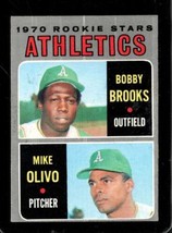 1970 TOPPS #381 BOBBY BROOKS/MIKE OLIVO VG+ (RC) ATHLETICS *X70267 - £0.78 GBP