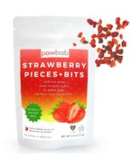 powbab Strawberry Pieces + Bits - 100% USA Grown Strawberries (2.5 oz) - £21.76 GBP