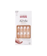 KISS NEW YORK SALON ACRYLIC FRENCH  REVOLUTIONARY FRENCH NAILS SHAPE KSA12 - $141.48 MXN