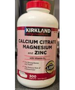 Kirkland Signature Calcium Citrate, Magnesium and Zinc, 500 Tablets (Exp: 03/26) - $23.76