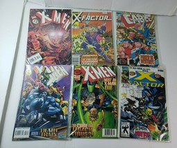 Lot of 6 Marvel X-Men Comic Books 1990&#39;s - X-Factor #2, Cable #2, Deluxe Issues - £31.31 GBP