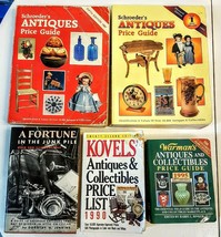 Antique Collectible Price Book Research Guide LOT 5 Schroeder&#39;s Warman&#39;s Kovel&#39;s - £15.51 GBP