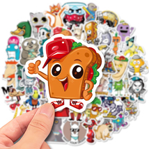 100pcs Pop Culture Vinyl Decorative Stickers Decal for Laptop Water Bottle Gift - £7.50 GBP