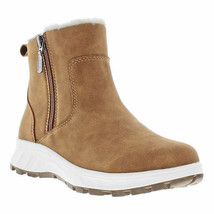 Khombu Brown Sienna All-Weather Ankle Boot With Memory Foam Comfort - £31.35 GBP