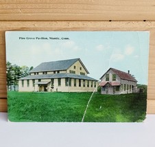 Vintage RPPC Postcard Pine Grove Pavilion Connecticut 1912 3.5 x 5.5 - £14.97 GBP