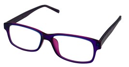Converse Opthalmic Mens Rectangle Purple Plastic Eyewear Frame Q600. 53mm - $35.99