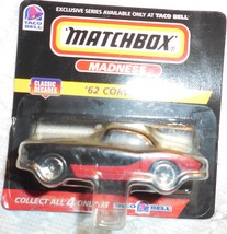  Matchbox 1998 Taco Bell 1962 Corvette Mint On Sealed Card - £3.00 GBP