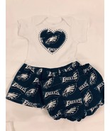 Custom Eagles Infant Dress with matching Bloomers Unique Baby Shower Gift - $27.38 CAD+