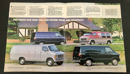1985 DODGE Ram Wagon and Van Conversion Original Car Sales Brochure Catalog - $6.92