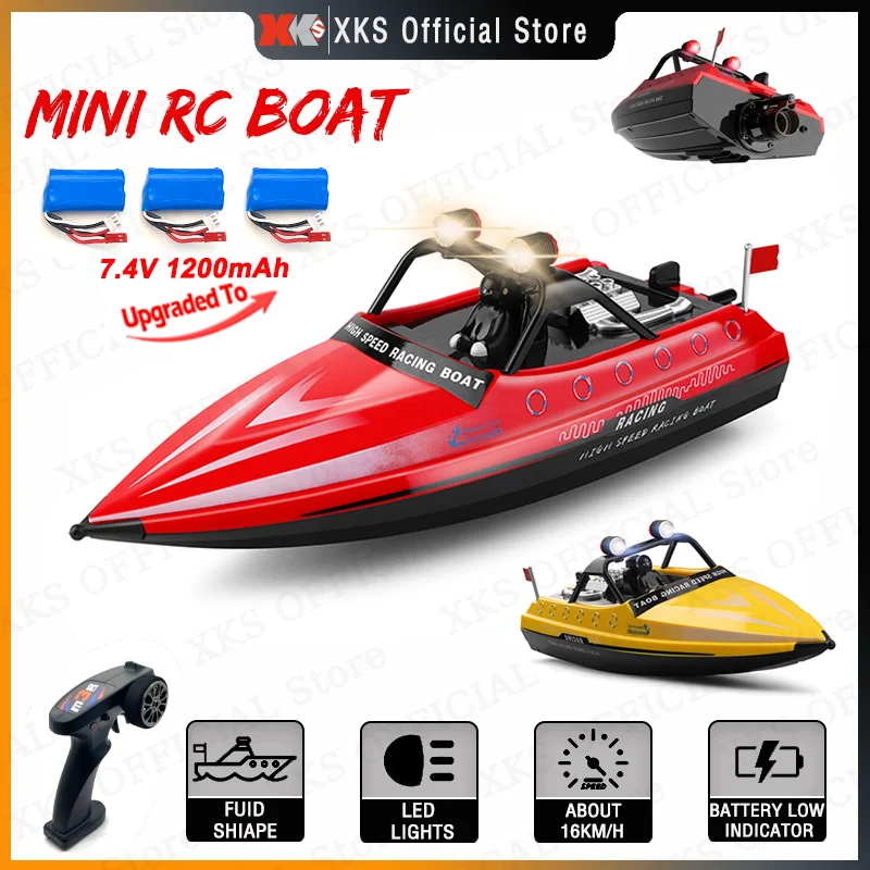 Wltoys XKS WL917 Mini RC Boat 2.4G Racing Water Jet Thruster Boat Electric Radio - £79.32 GBP+